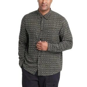 NEW Houston White for Target Button Down Shirt - Green/Black